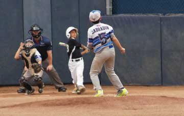 A pop up to the foul territory on the 3rd base side.