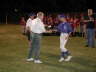 Kevin Cowan Accepts Trophy